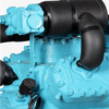Máy nén lạnh hai tầng nhiệt độ thấp 30HP YBF6F-30.2DS